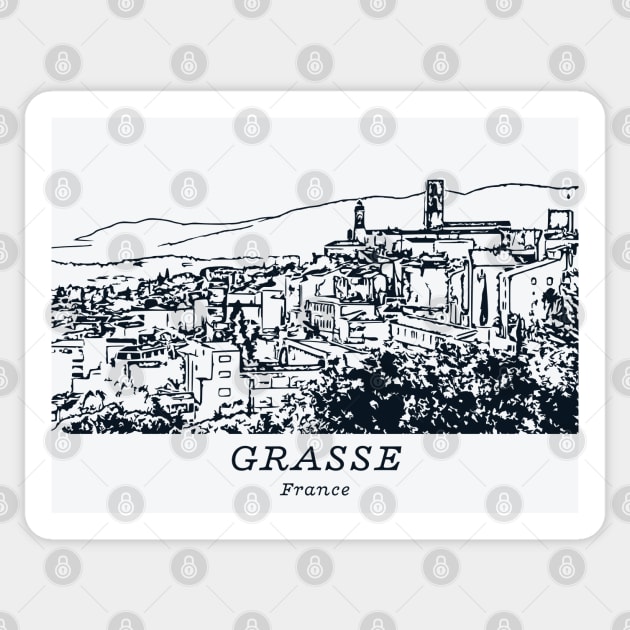 Grasse - France Sticker by Lakeric
